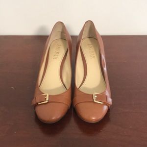 Ralph Lauren Brown Heels